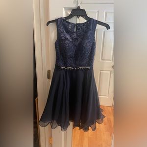 Royal blue formal dress